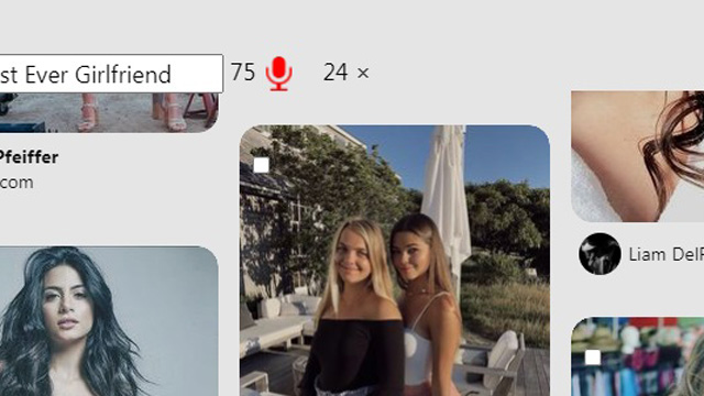 Click the red microphone icon to add your own voice over